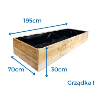 Grządka Podwyższona "Grządka M" 195x70cm